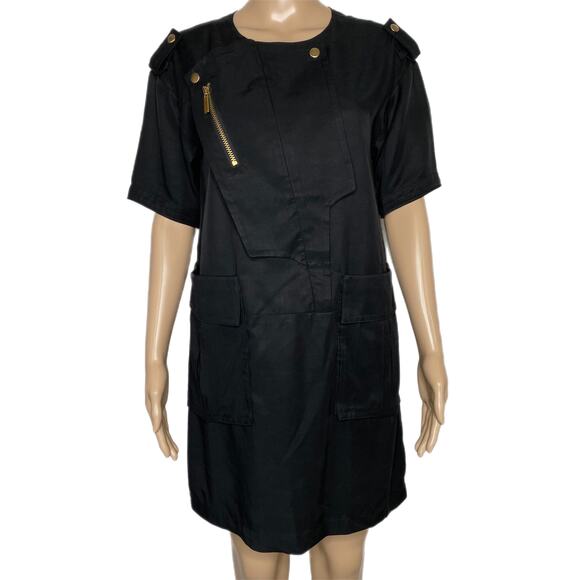 Thomas Wylde Bramble Black Mini Shift Dress, size XS - Picture 1 of 8